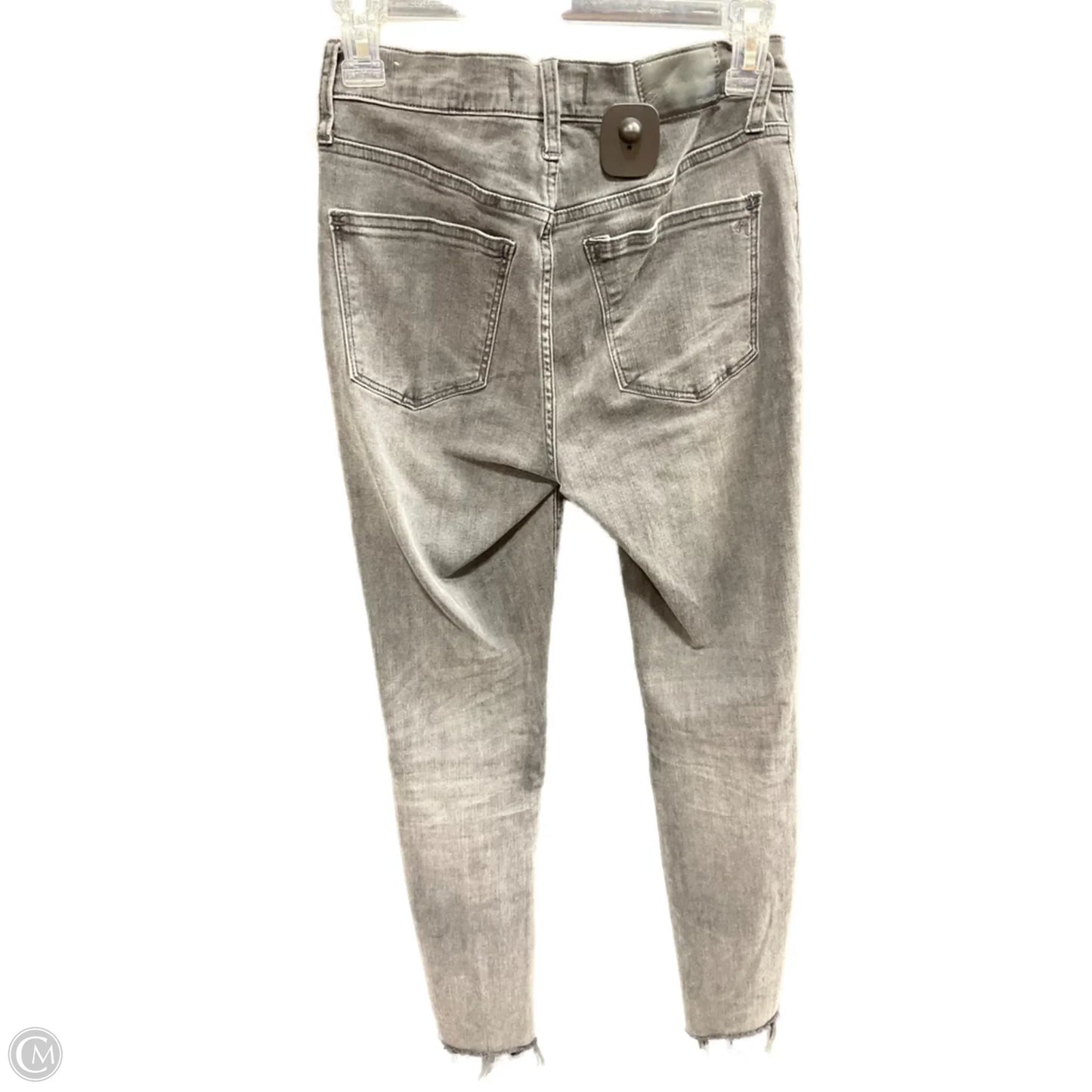 Jeans Straight By Madewell In Black Denim, Size: 2