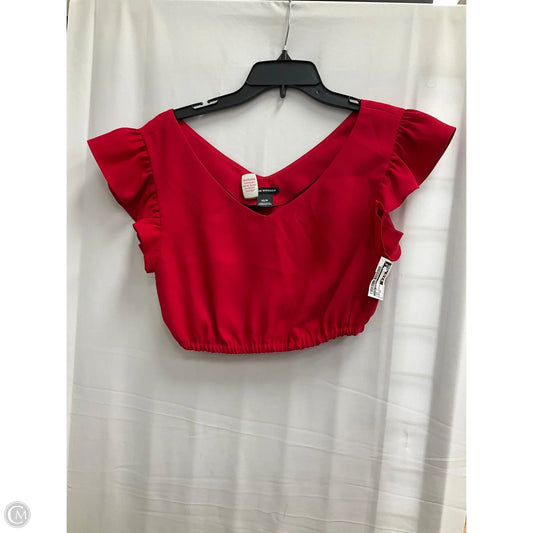 Top Short Sleeve By Club Monaco In Red, Size: Xs