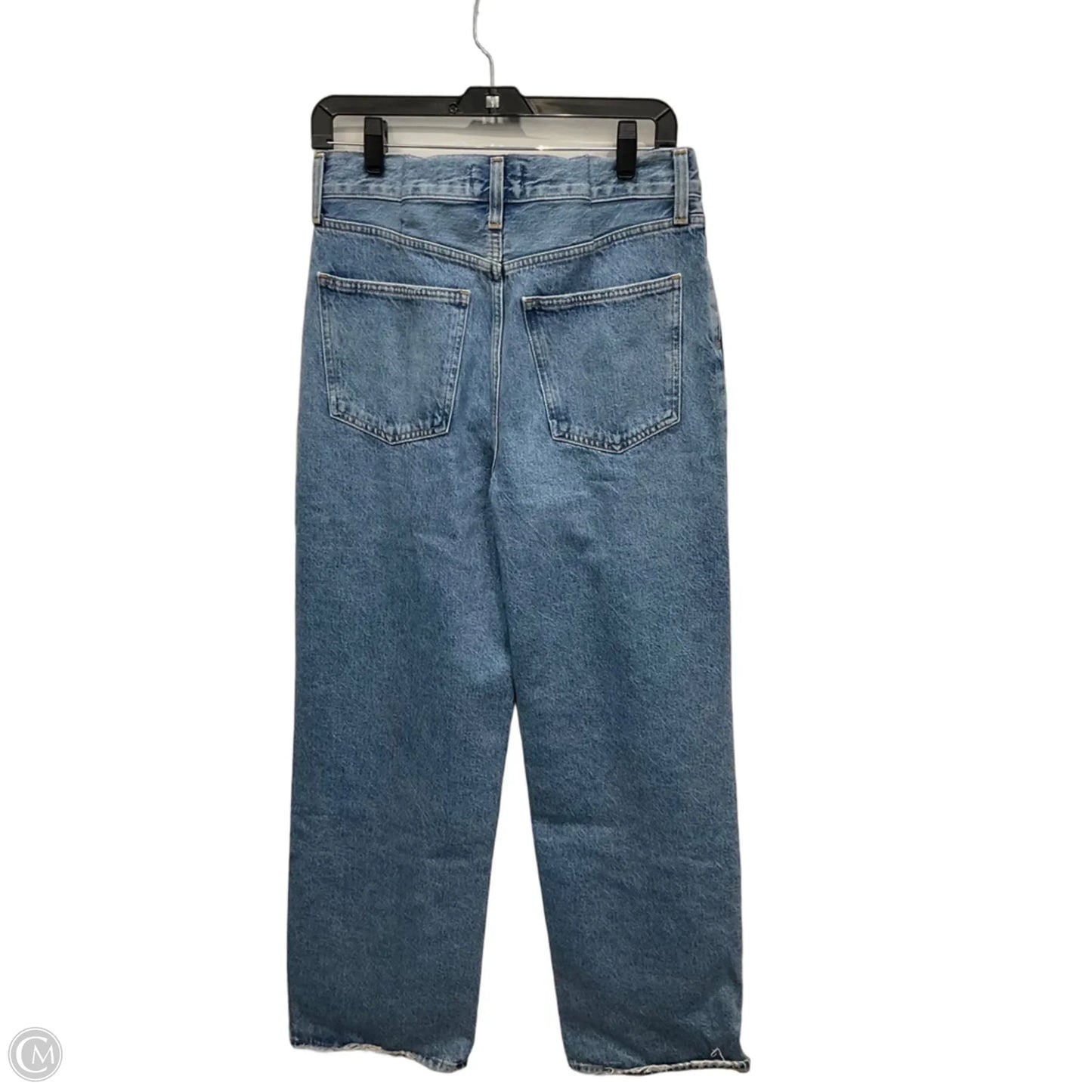 Jeans Wide Leg By Agolde In Blue Denim, Size: 2