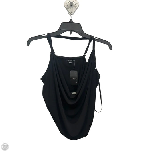 Top Sleeveless By Torrid In Black, Size: 1x