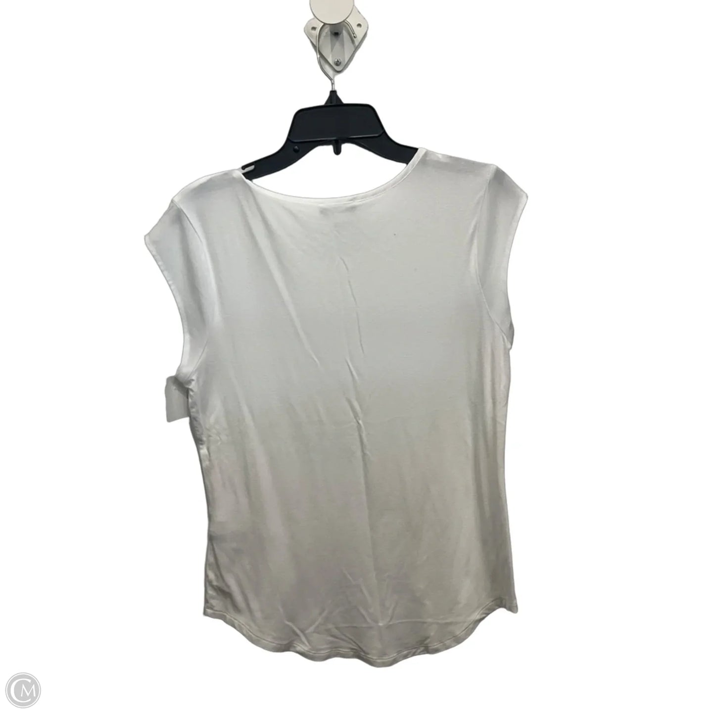 Top Sleeveless By Calvin Klein In White, Size: M