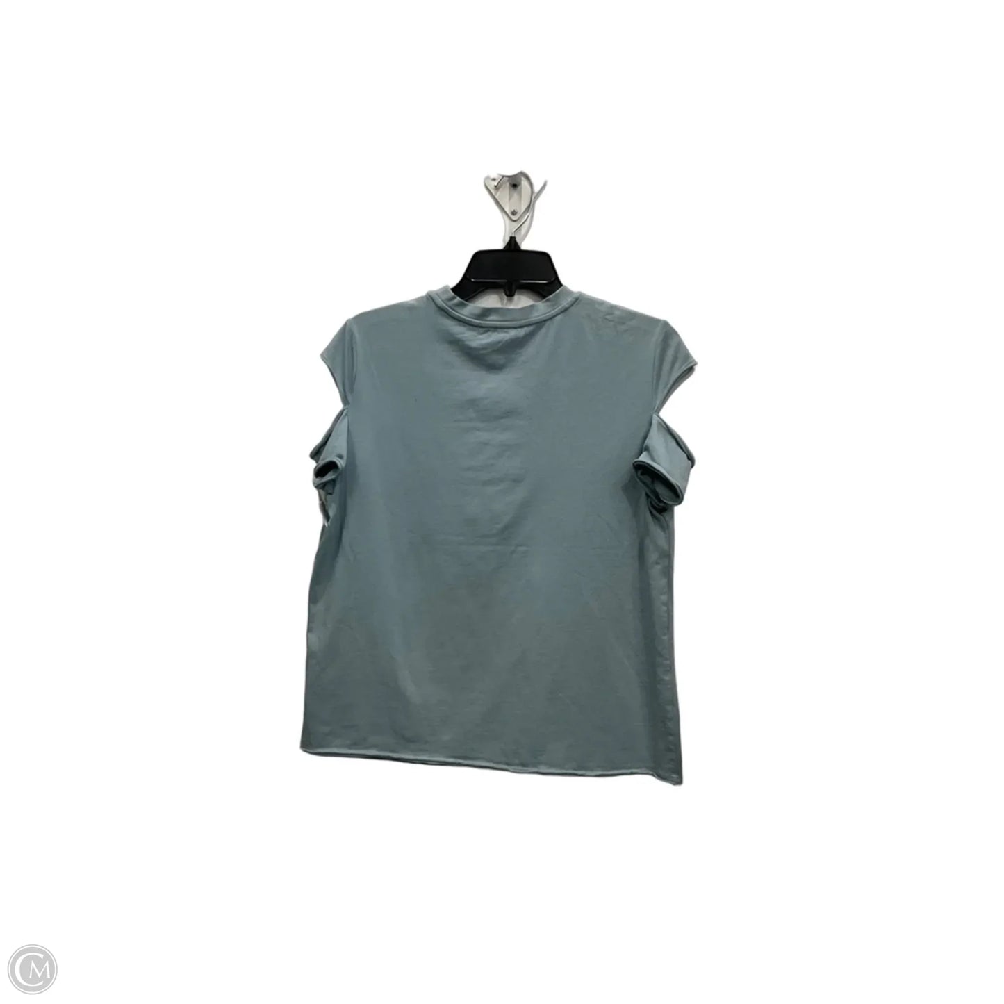 Top Short Sleeve By Peace Love World In Blue, Size: S