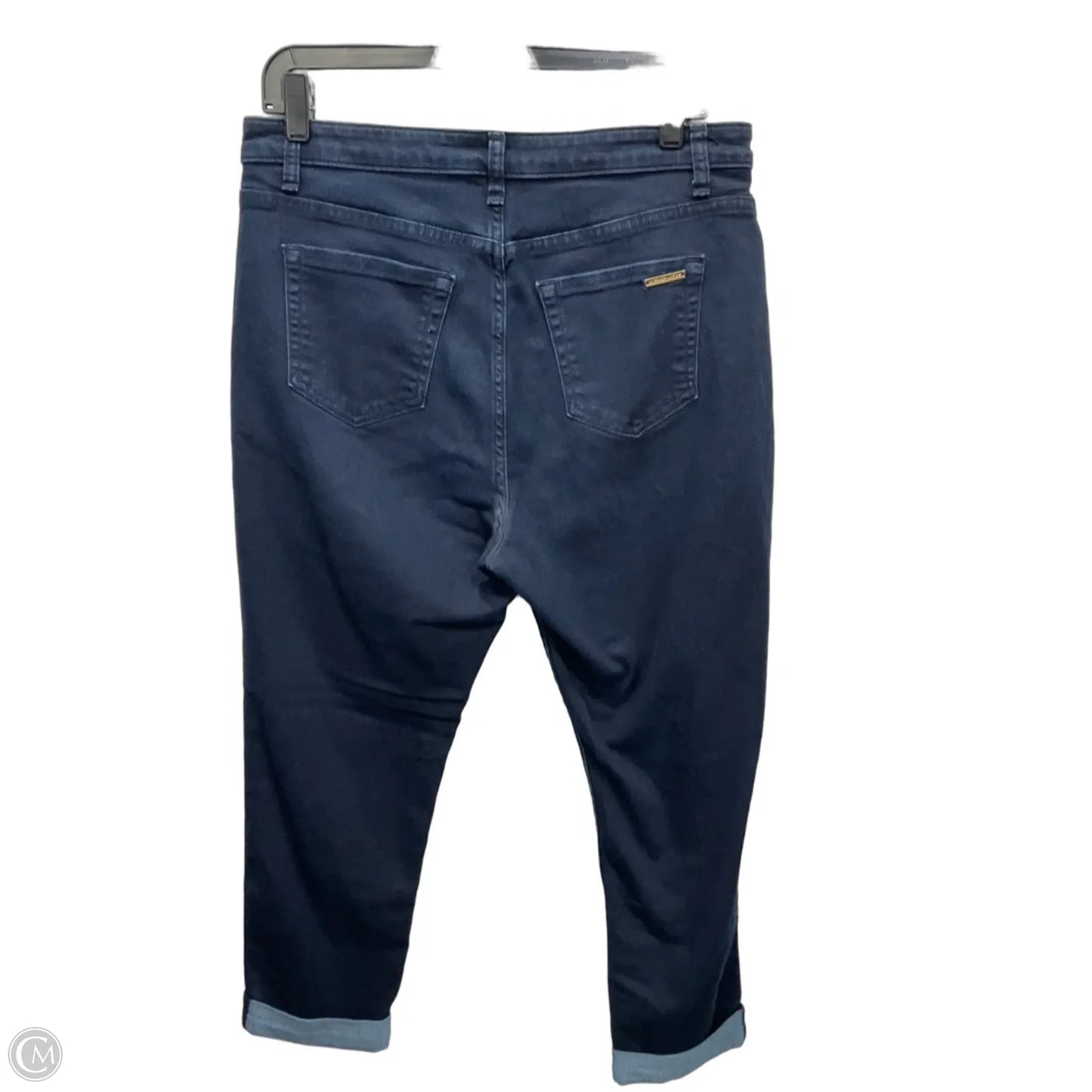 Jeans Straight By Michael By Michael Kors In Blue Denim, Size: 12