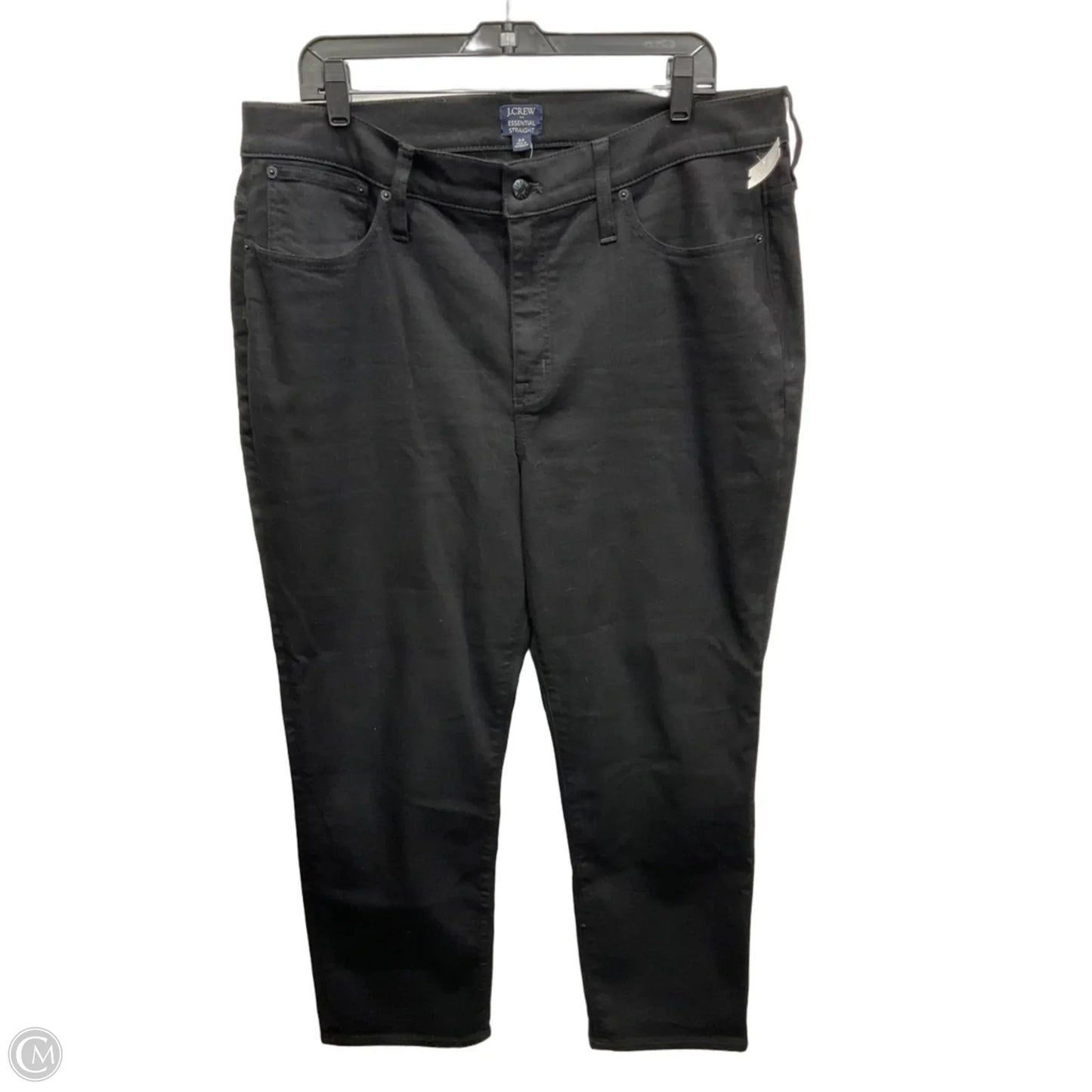 Jeans Boot Cut By J. Crew In Black Denim, Size: 14