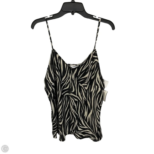 Top Sleeveless By Time And Tru In Black, Size: Xxl