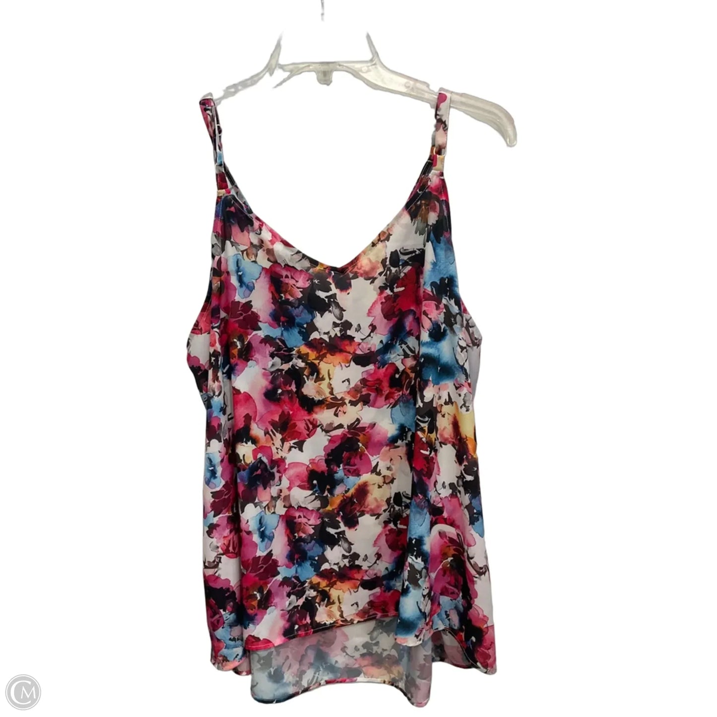 Top Sleeveless By Torrid In Floral Print, Size: 2x