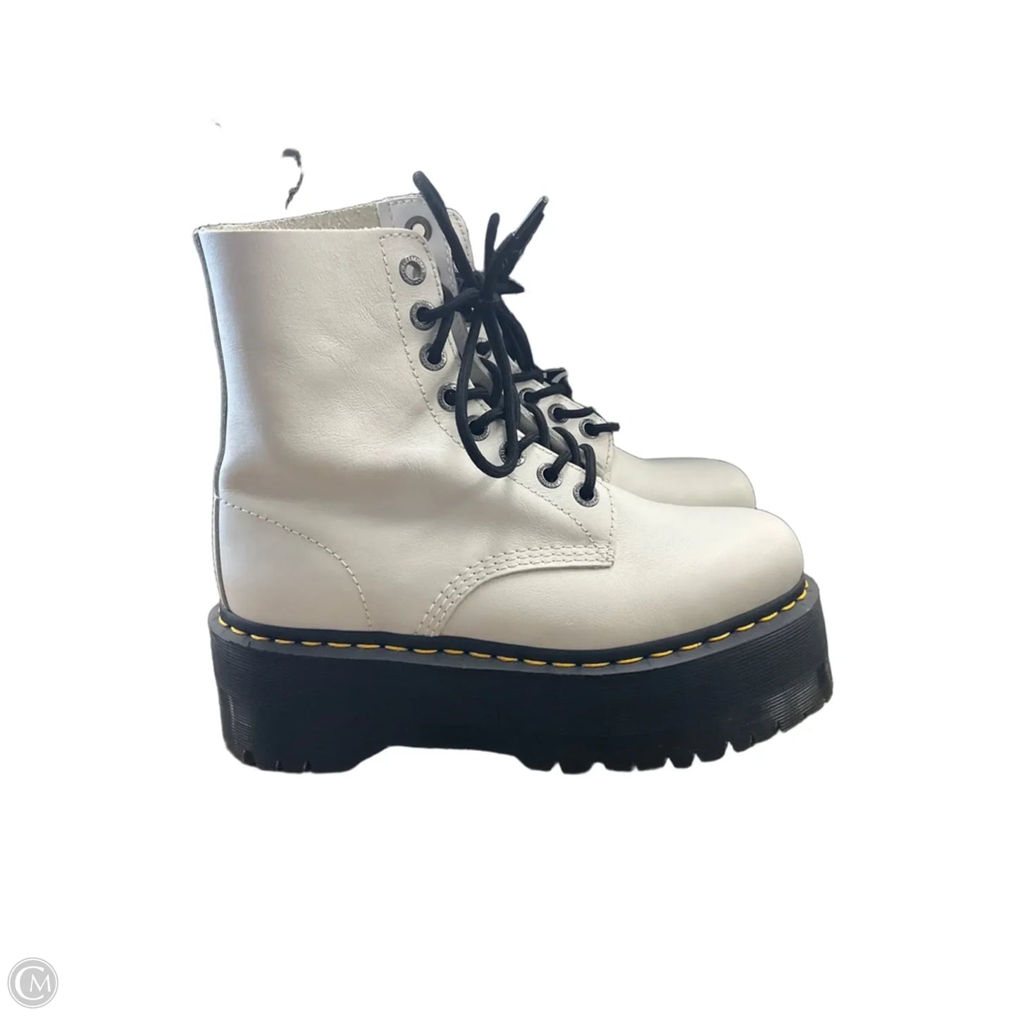Boots Ankle Flats By Dr Martens In White, Size: 8