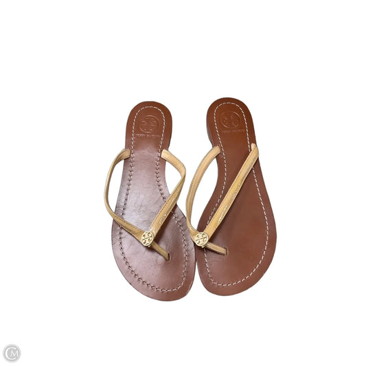 Sandals Designer By Tory Burch In Brown, Size: 6