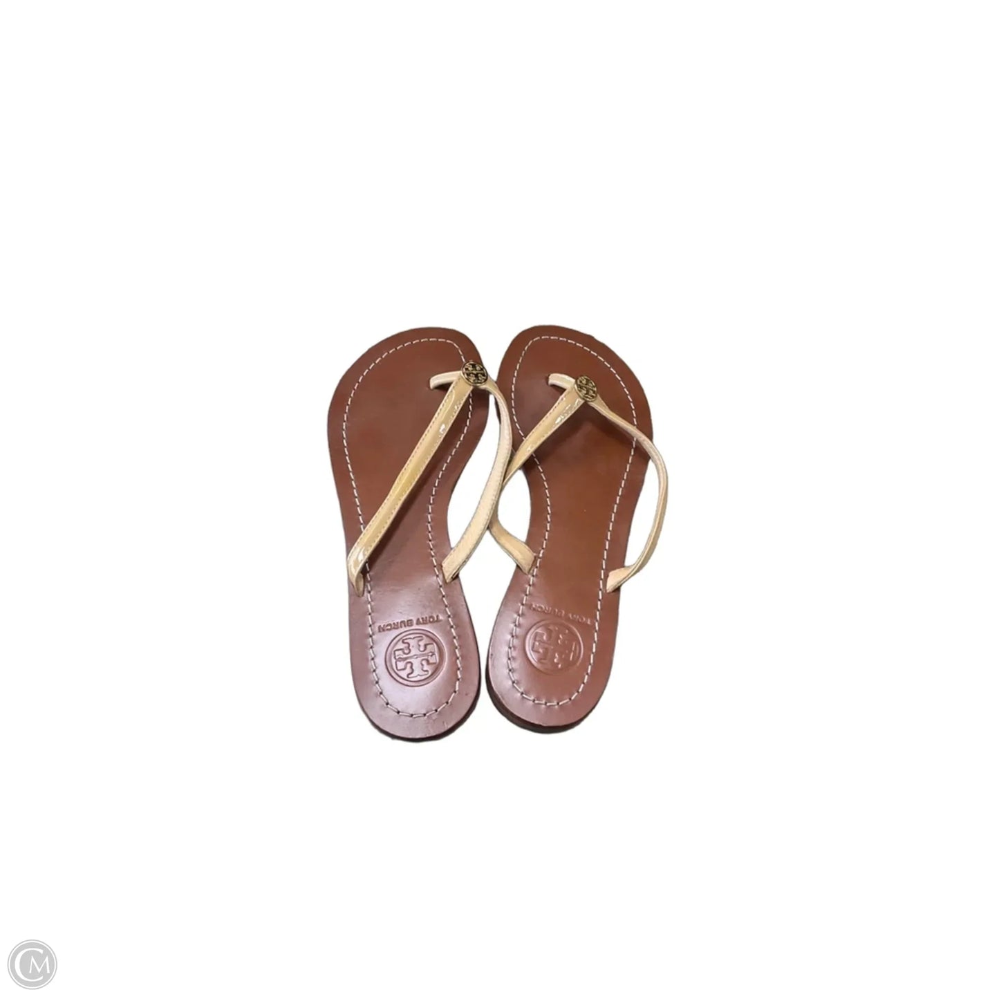 Sandals Designer By Tory Burch In Brown, Size: 6
