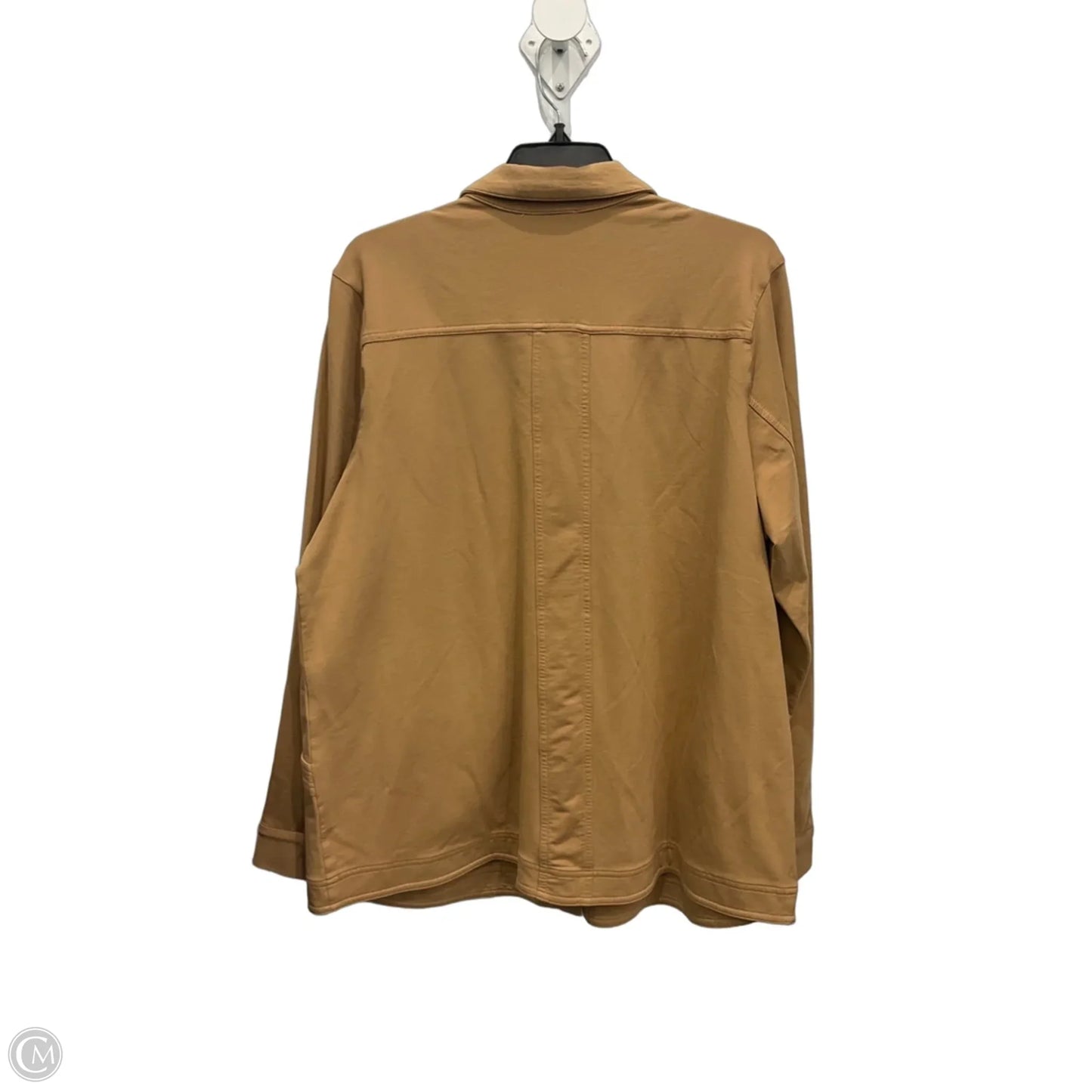 Blouse Long Sleeve By J. Jill In Brown, Size: L