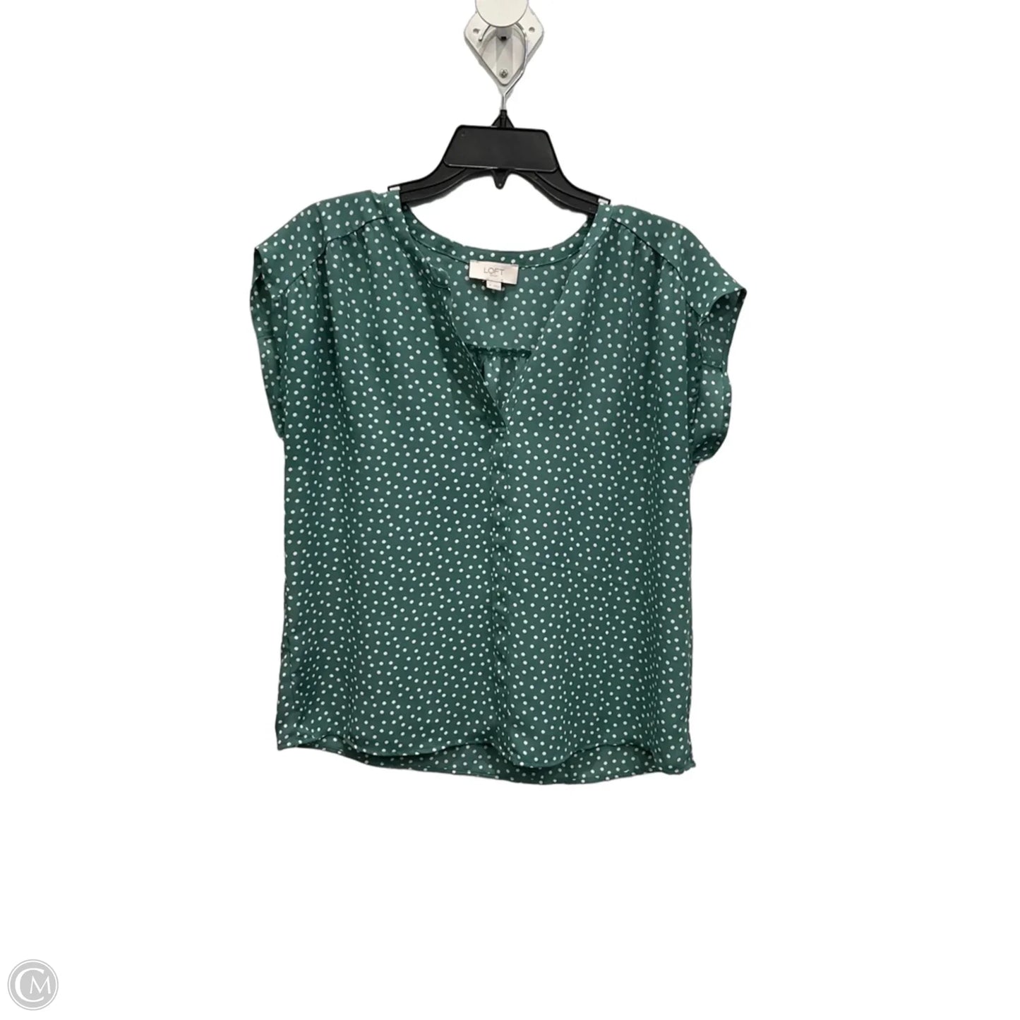 Top Sleeveless By Loft In Polkadot Pattern, Size: S