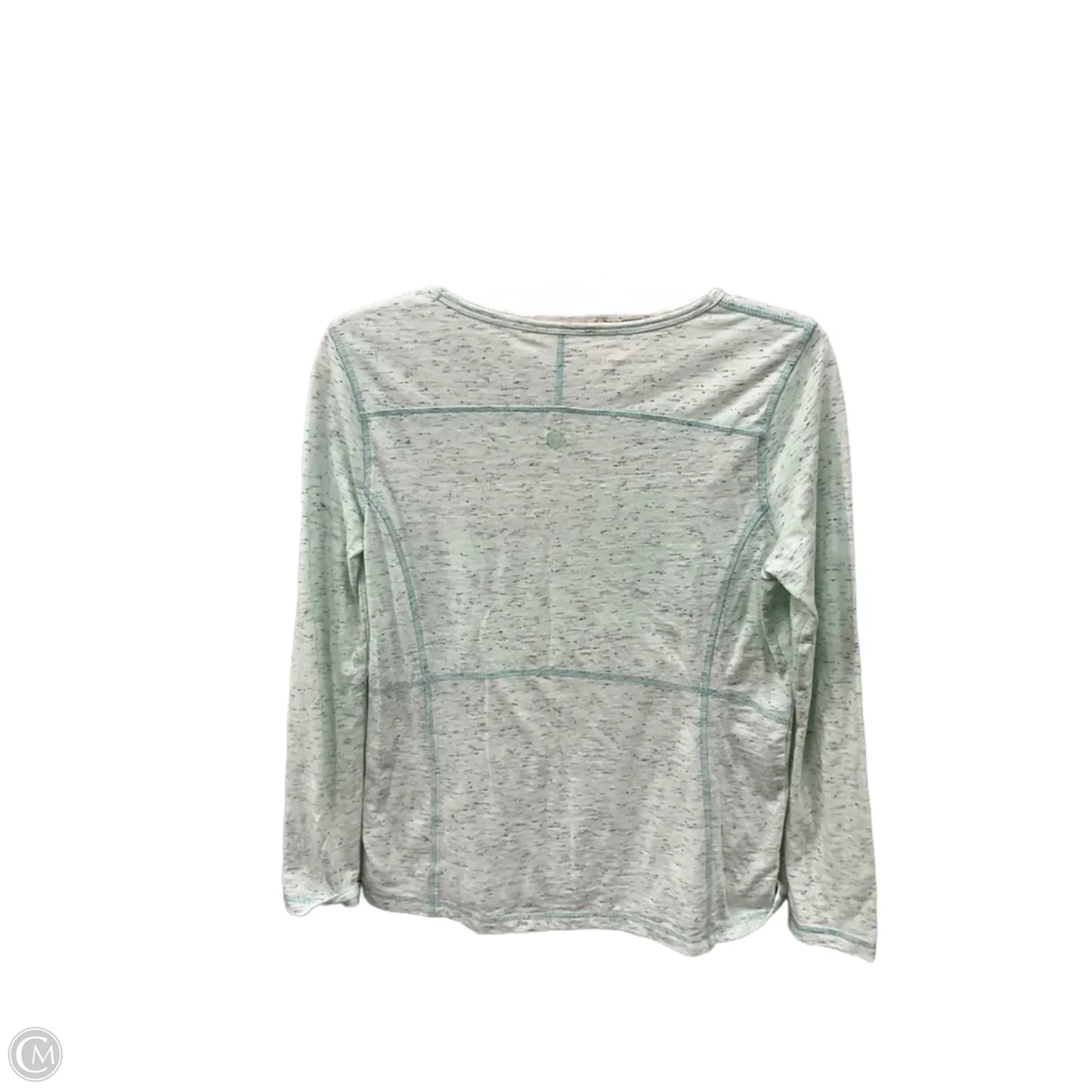 Top Long Sleeve Basic By Talbots In Aqua, Size: S