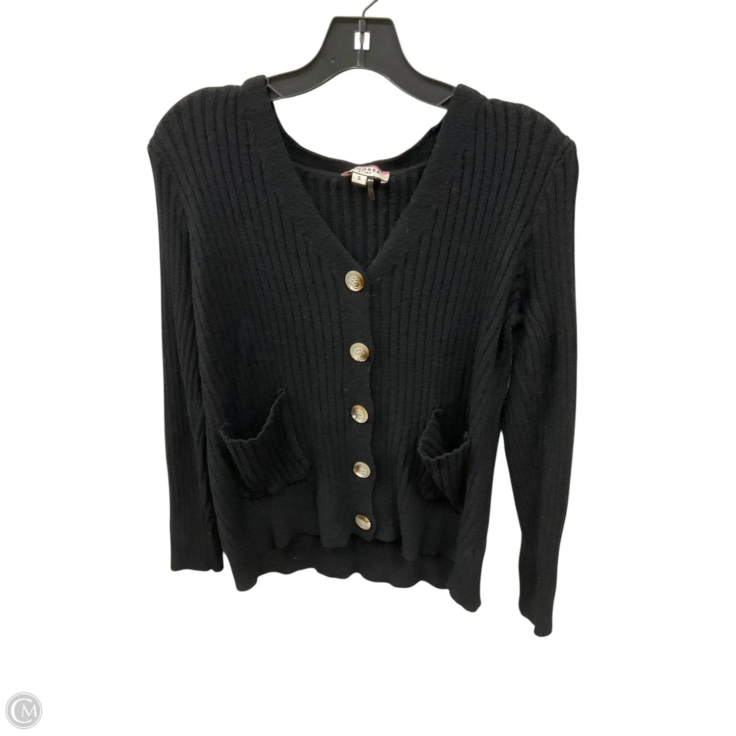 Cardigan By Andree By Unit In Black, Size: S