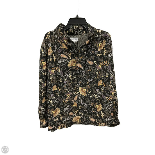 Top Long Sleeve By Michael Stars In Black, Size: 2x