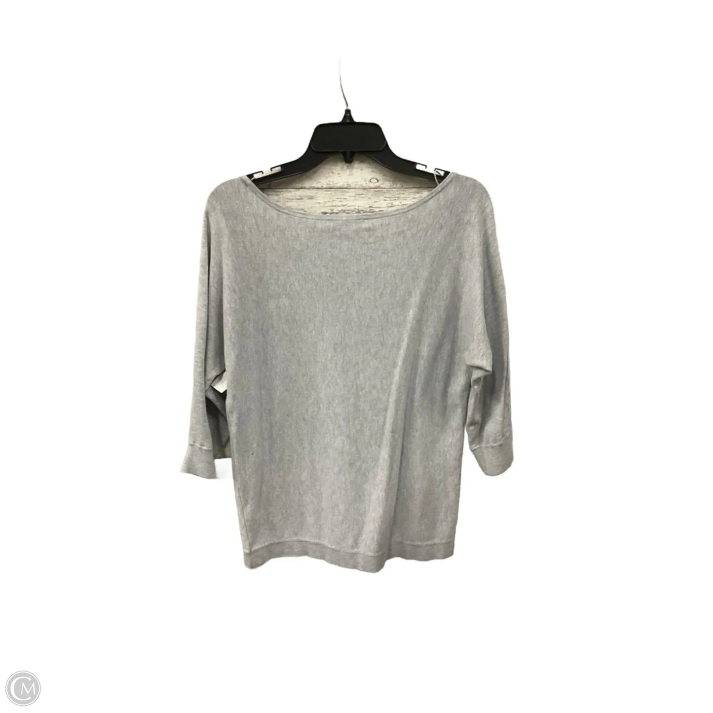 Top Long Sleeve By White House Black Market In Grey, Size: M