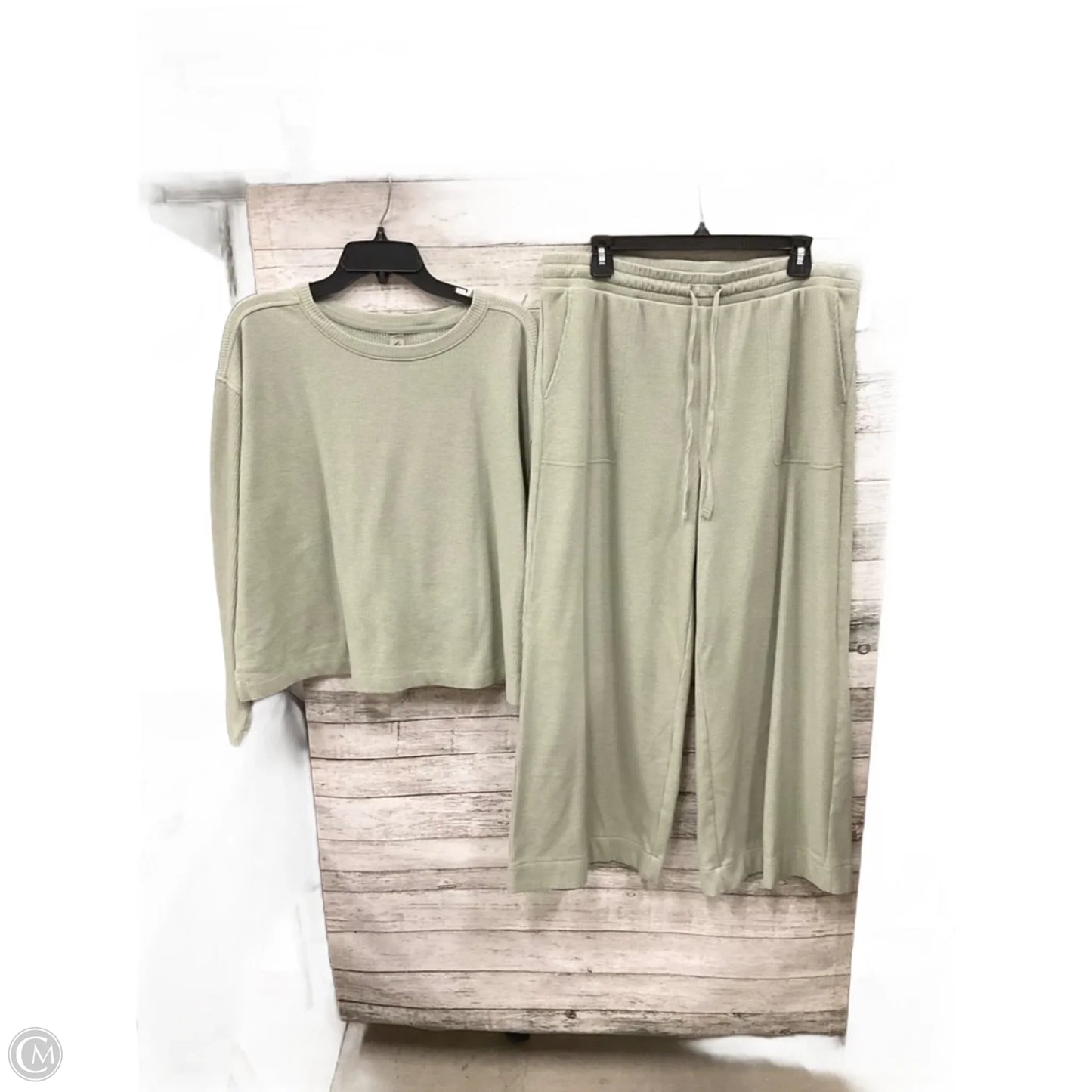 Athletic Pants 2pc By Lou And Grey In Green, Size: Xl