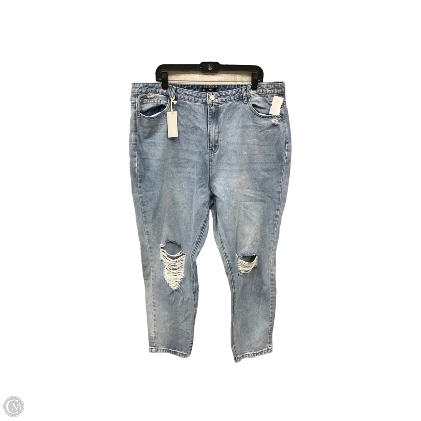 Jeans Skinny By Clothes Mentor In Blue Denim, Size: 18
