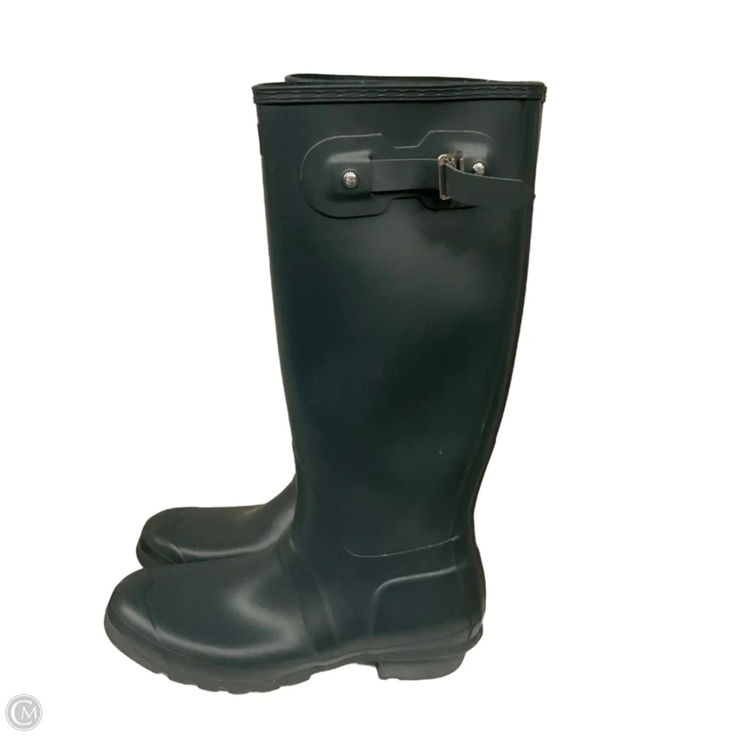 Boots Rain By Hunter In Blue, Size: 11