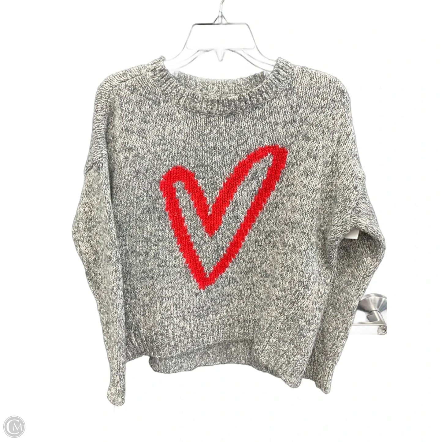 Sweater By Loft In Grey, Size: M