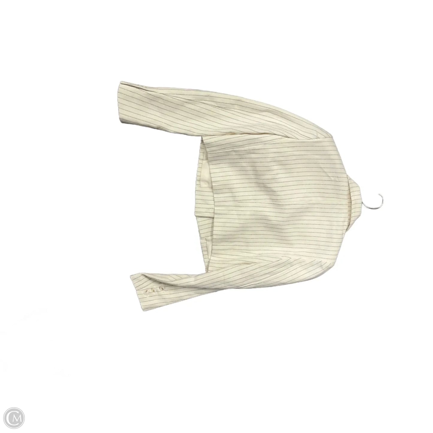 Blazer Designer By Jason Wu In Striped Pattern, Size: Xs