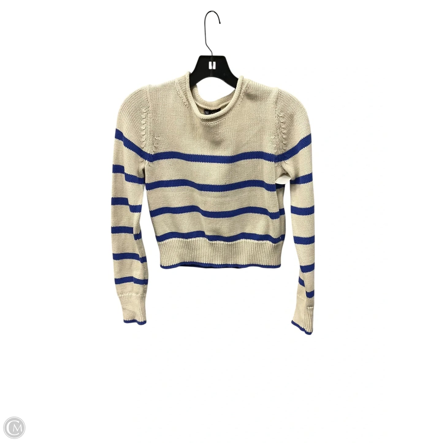 Sweater By Gap In Cream, Size: Xs