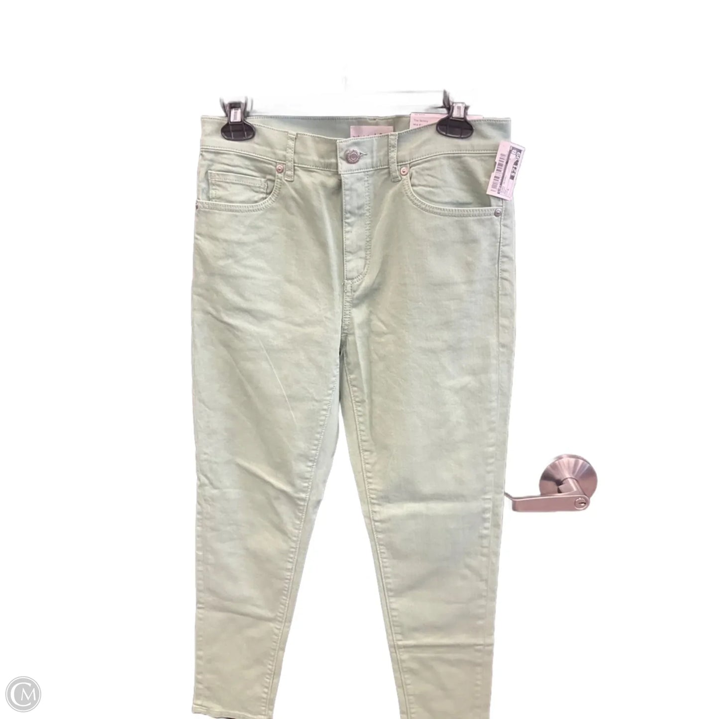 Jeans Skinny By Loft In Green, Size: 6