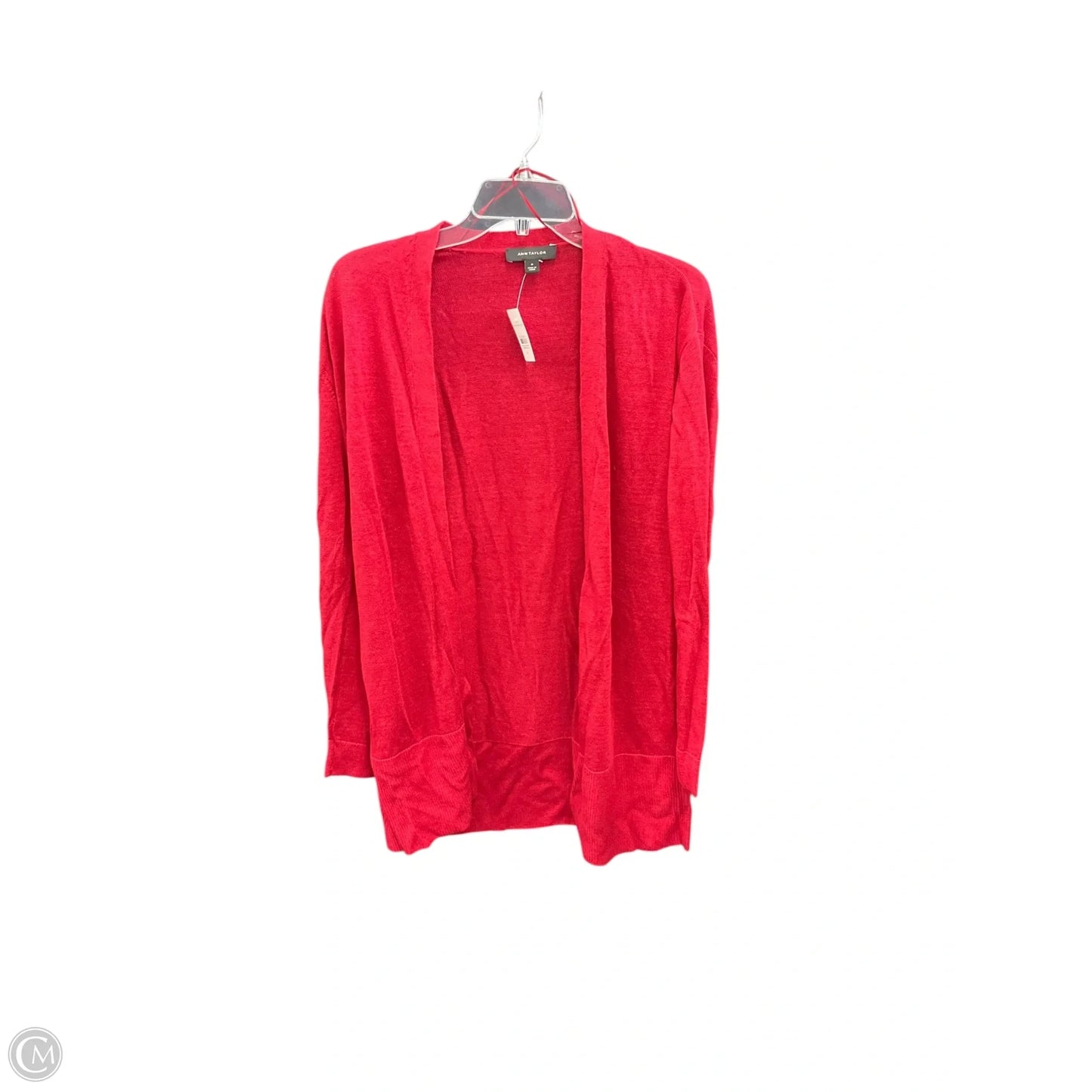 Cardigan By Ann Taylor In Red, Size: M