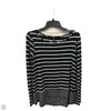 Top Long Sleeve Basic By Bcbgmaxazria In Striped Pattern, Size: S