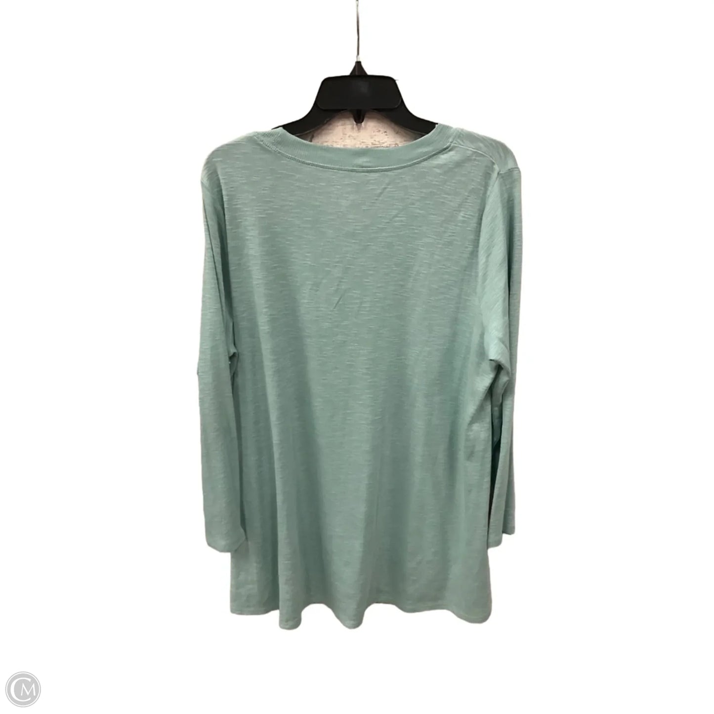Top Long Sleeve Basic By J. Jill In Blue, Size: Xl