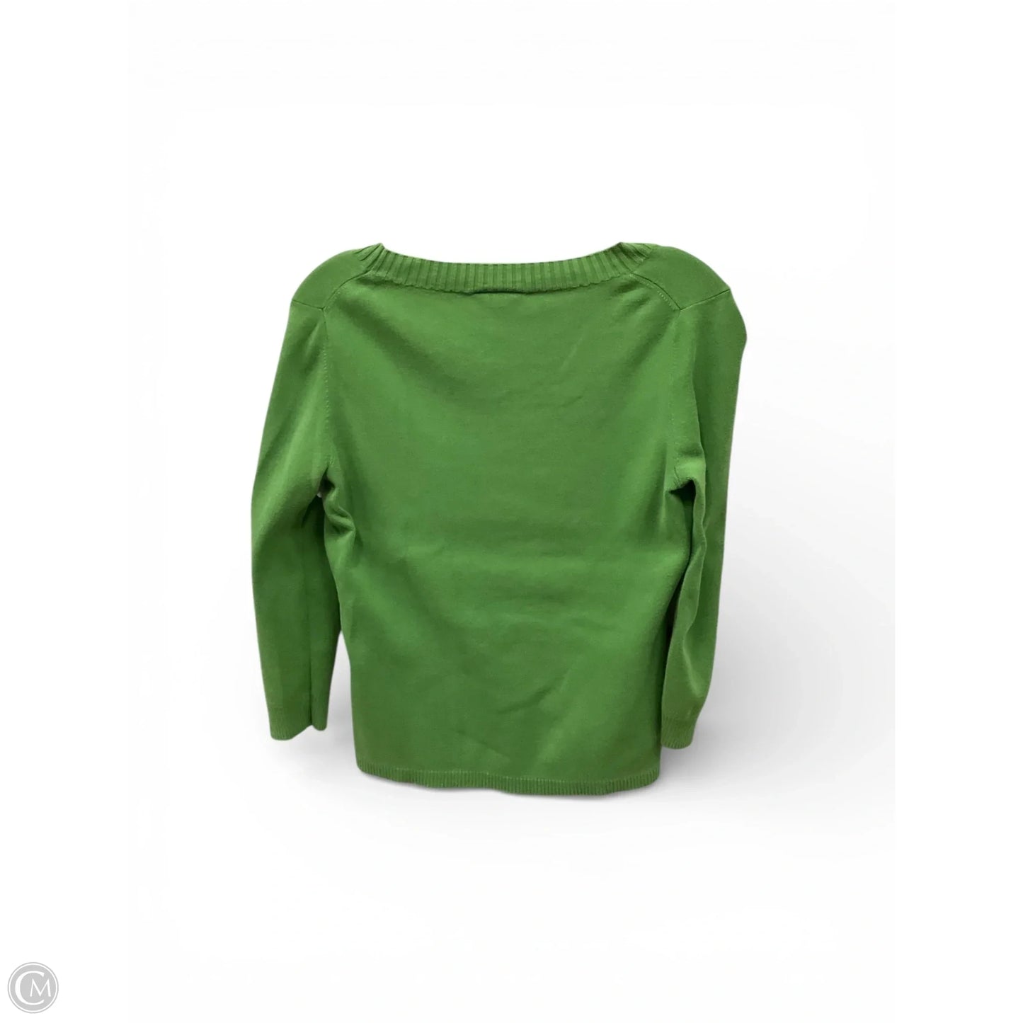 Top Long Sleeve By Loft In Green, Size: M