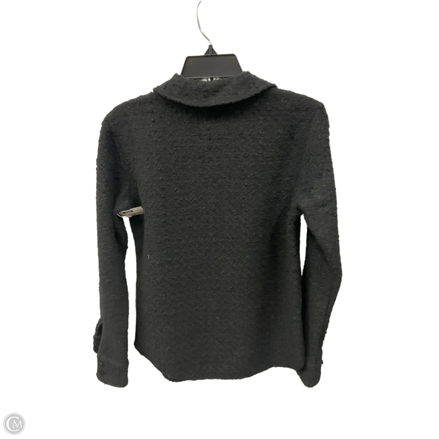 Blouse Long Sleeve By Abercrombie And Fitch In Black, Size: Xs