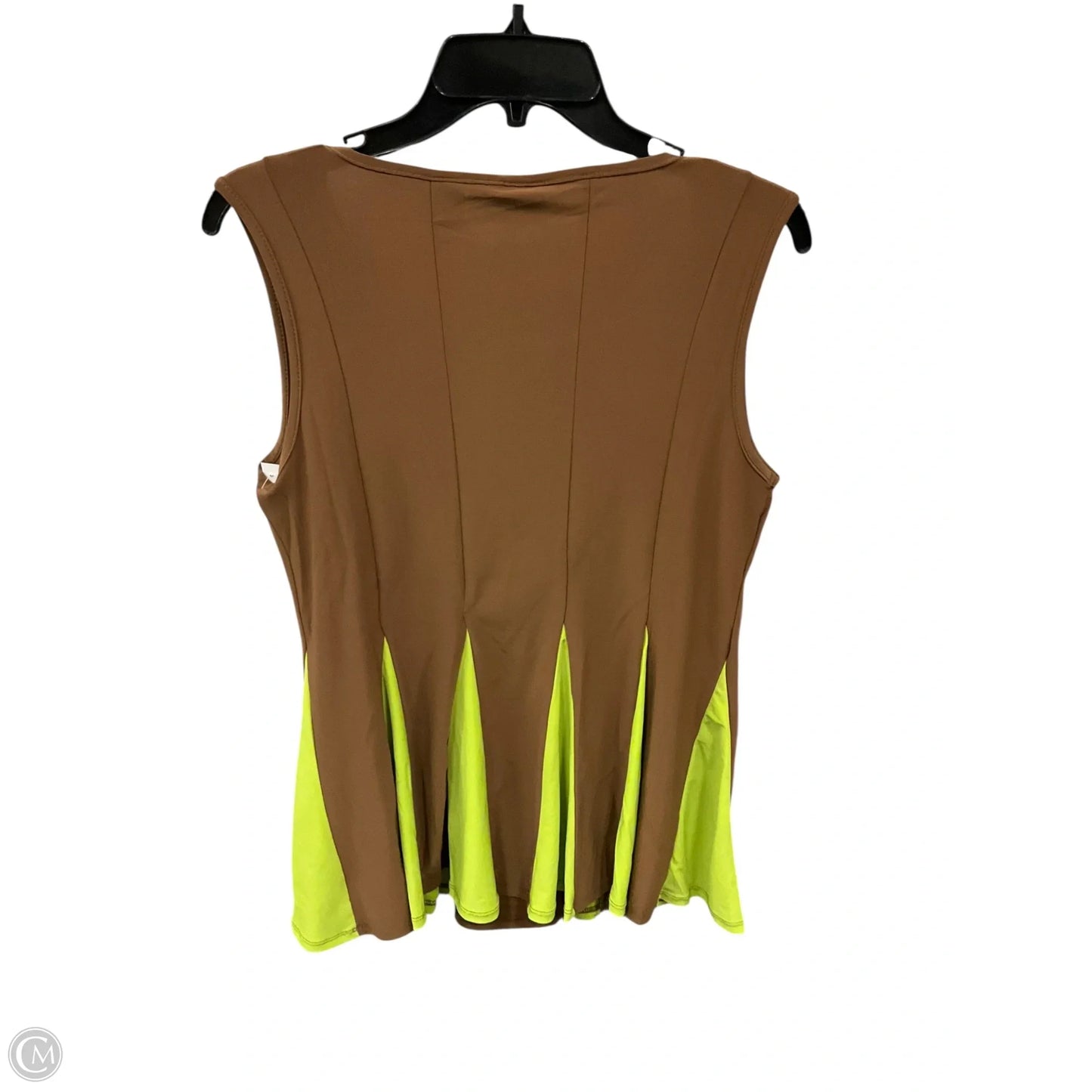 Top Sleeveless By Clothes Mentor In Brown, Size: S