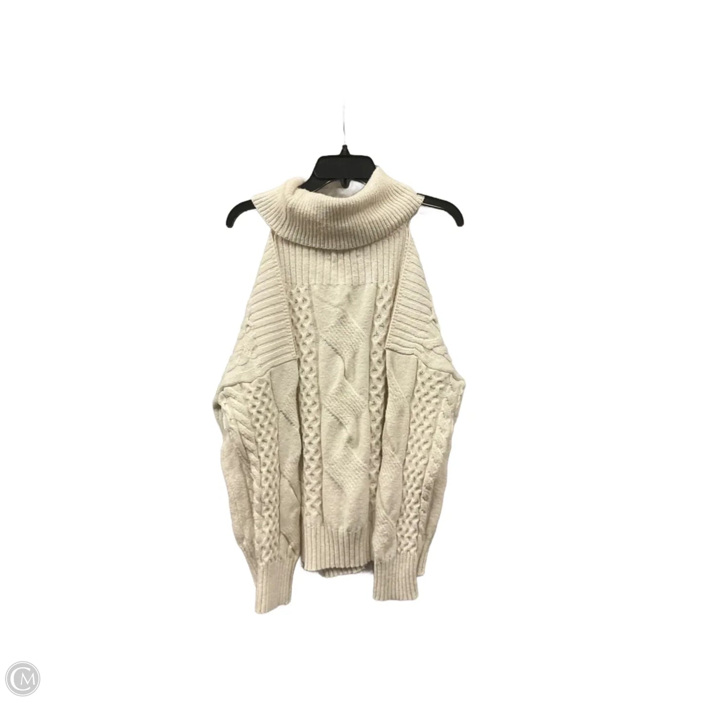 Sweater By Anthropologie In Cream, Size: Xl
