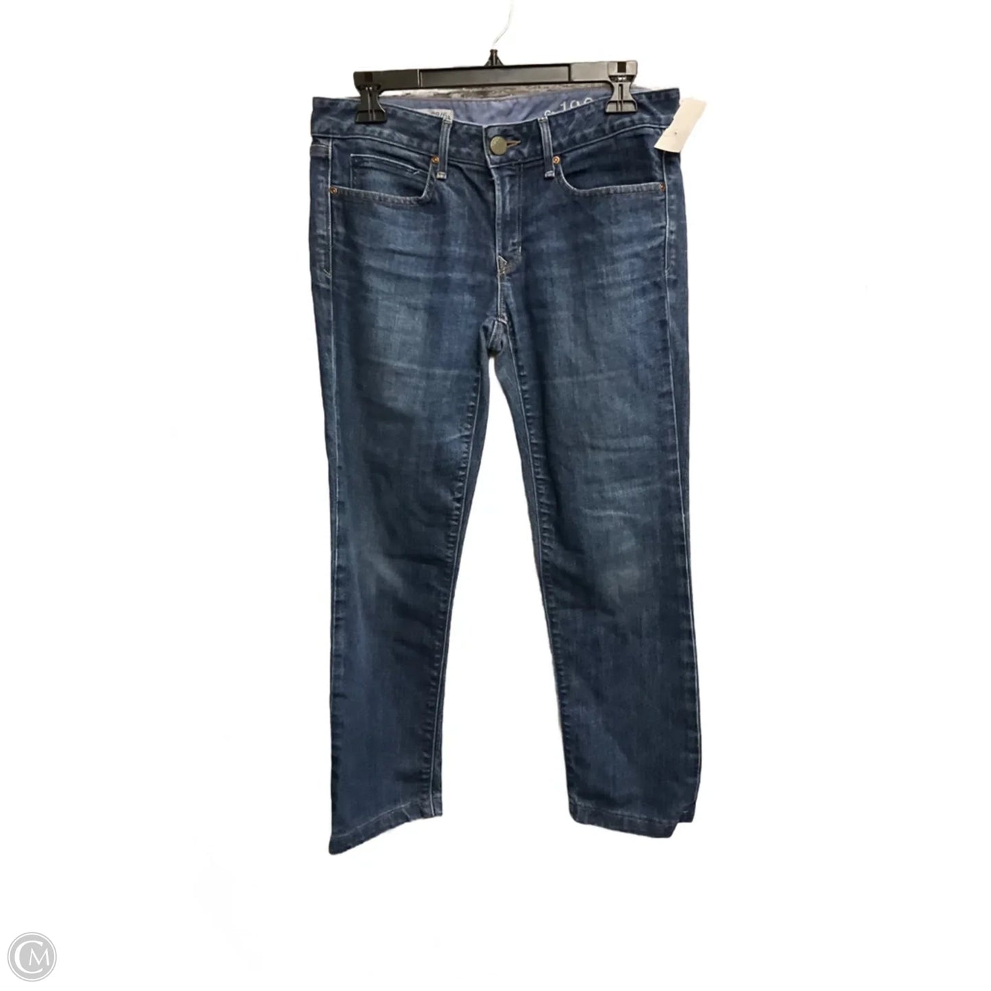 Jeans Straight By Gap In Blue Denim, Size: 6
