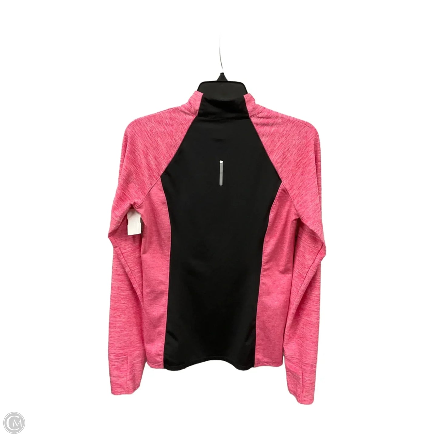 Athletic Top Long Sleeve Crewneck By Reebok In Pink, Size: S