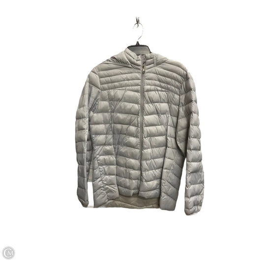 Coat Puffer & Quilted By Bass In Grey, Size: Xl