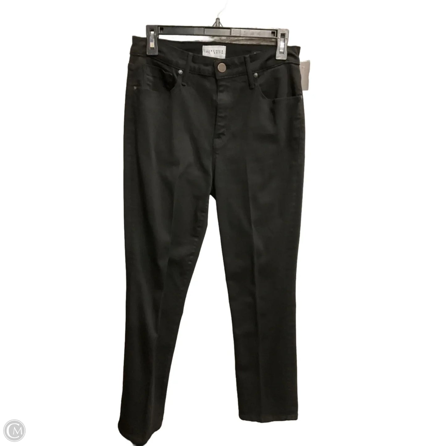 Jeans Straight By Parker Smith In Black Denim, Size: 6