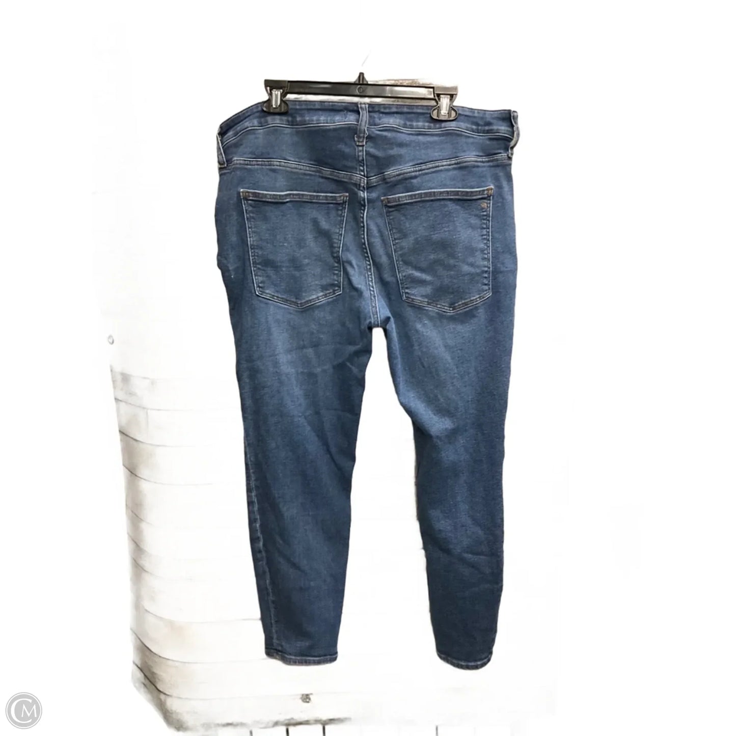 Jeans Skinny By Madewell In Blue Denim, Size: 18