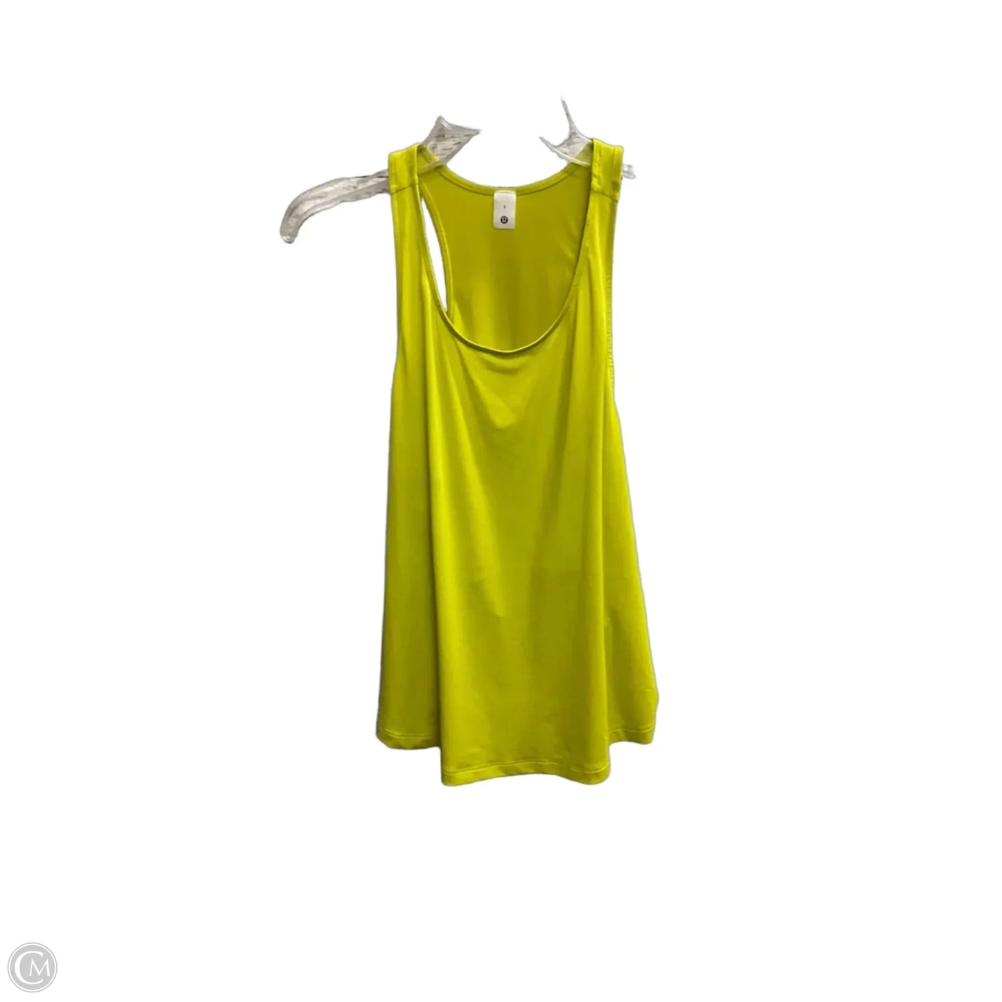 Athletic Tank Top By Lululemon In Yellow, Size: M
