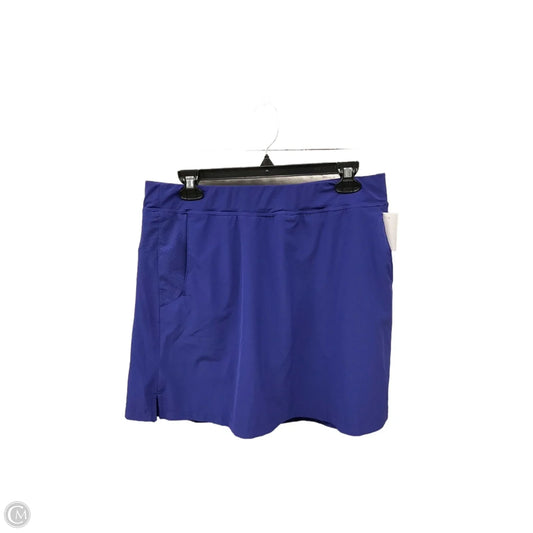 Athletic Skirt By Slazenger In Purple, Size: L