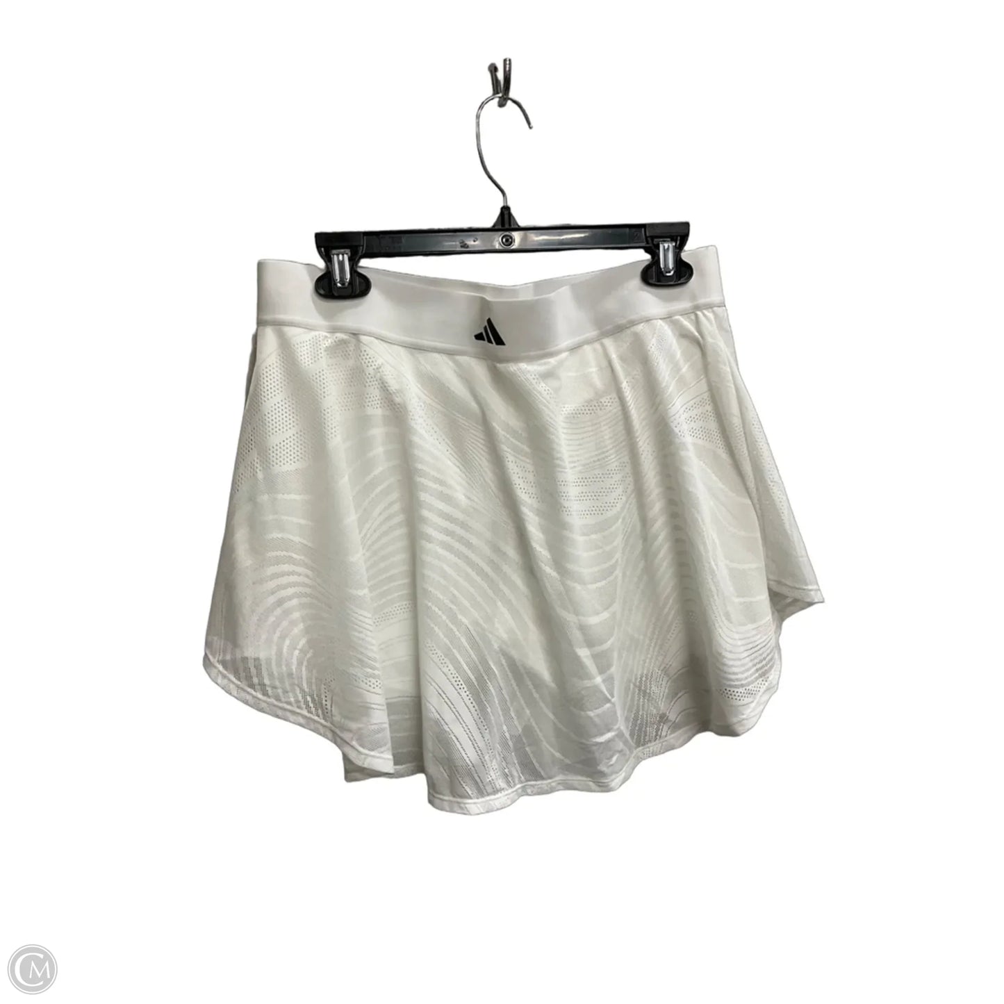 Athletic Skirt By Adidas In White, Size: L