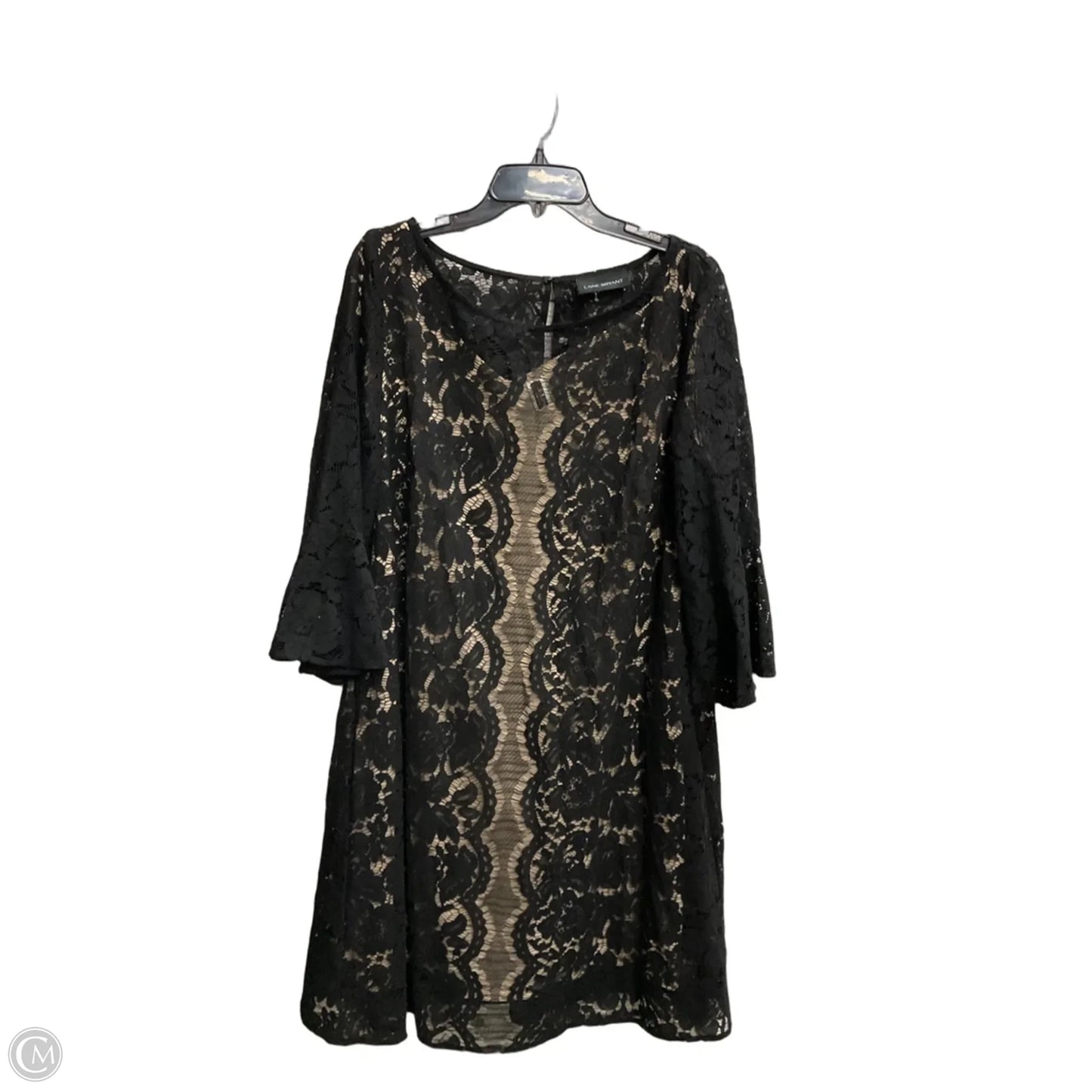 Dress Casual Midi By Lane Bryant In Black, Size: 14