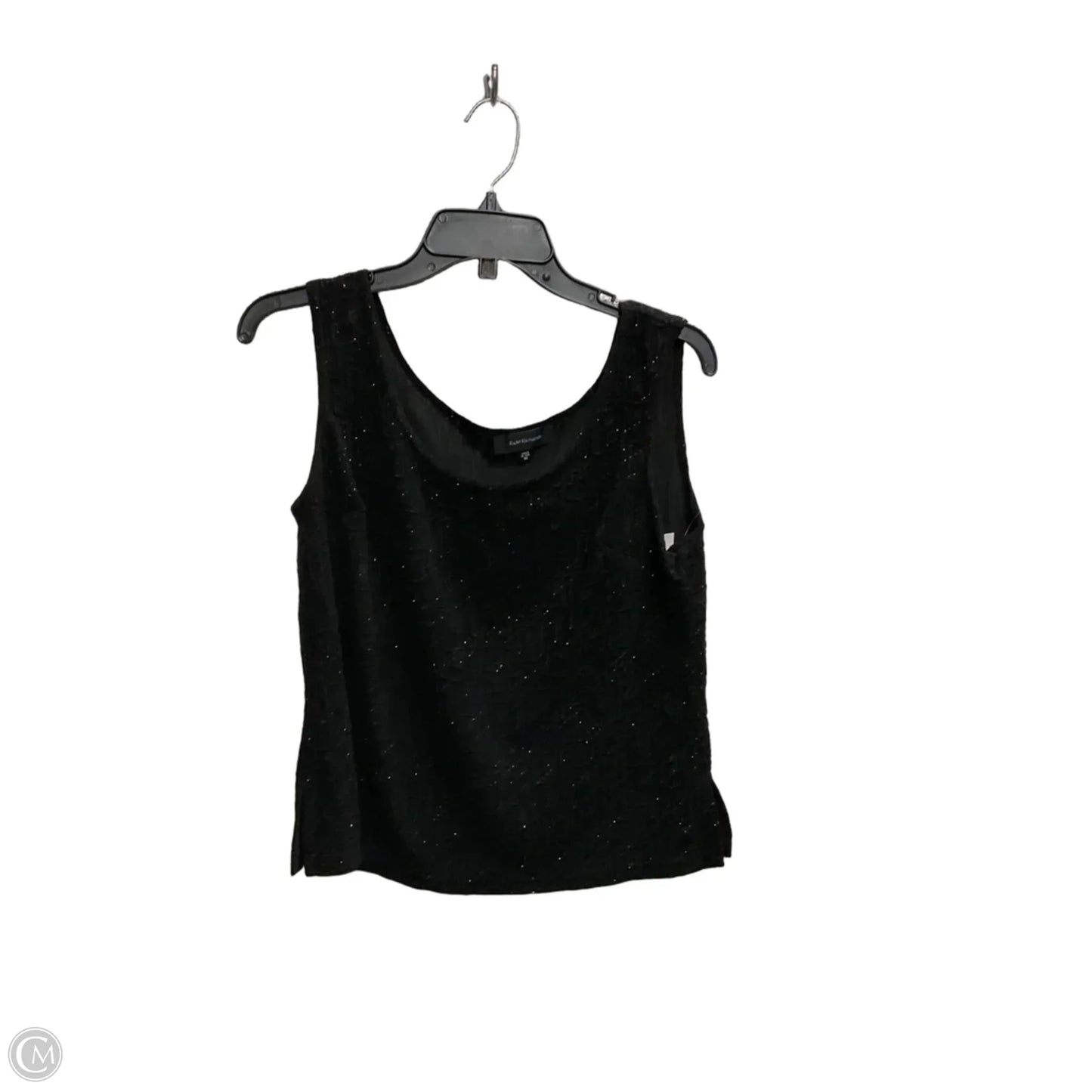 Top Sleeveless By R And M Richards In Black, Size: M