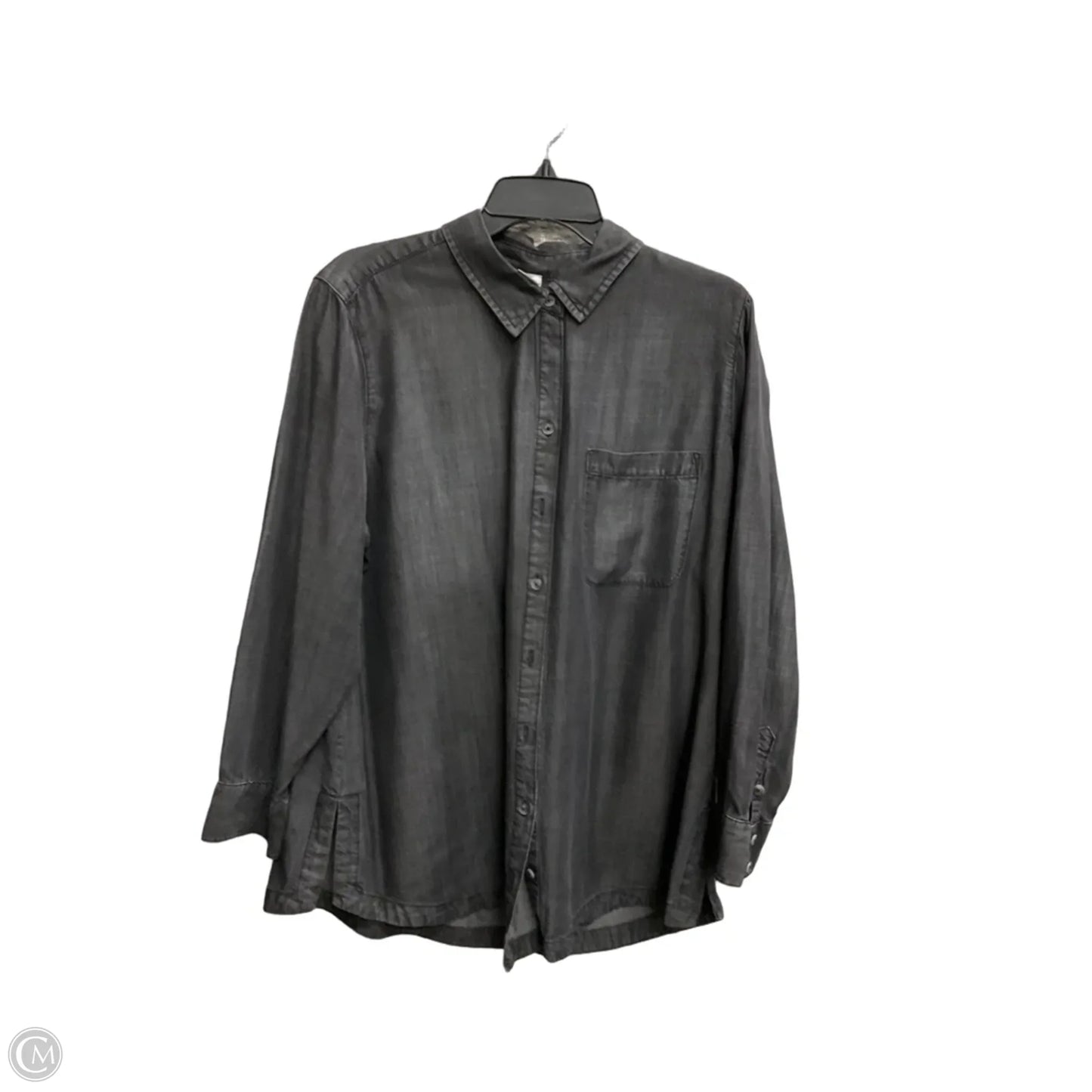 Blouse Long Sleeve By Chicos In Black, Size: 3x