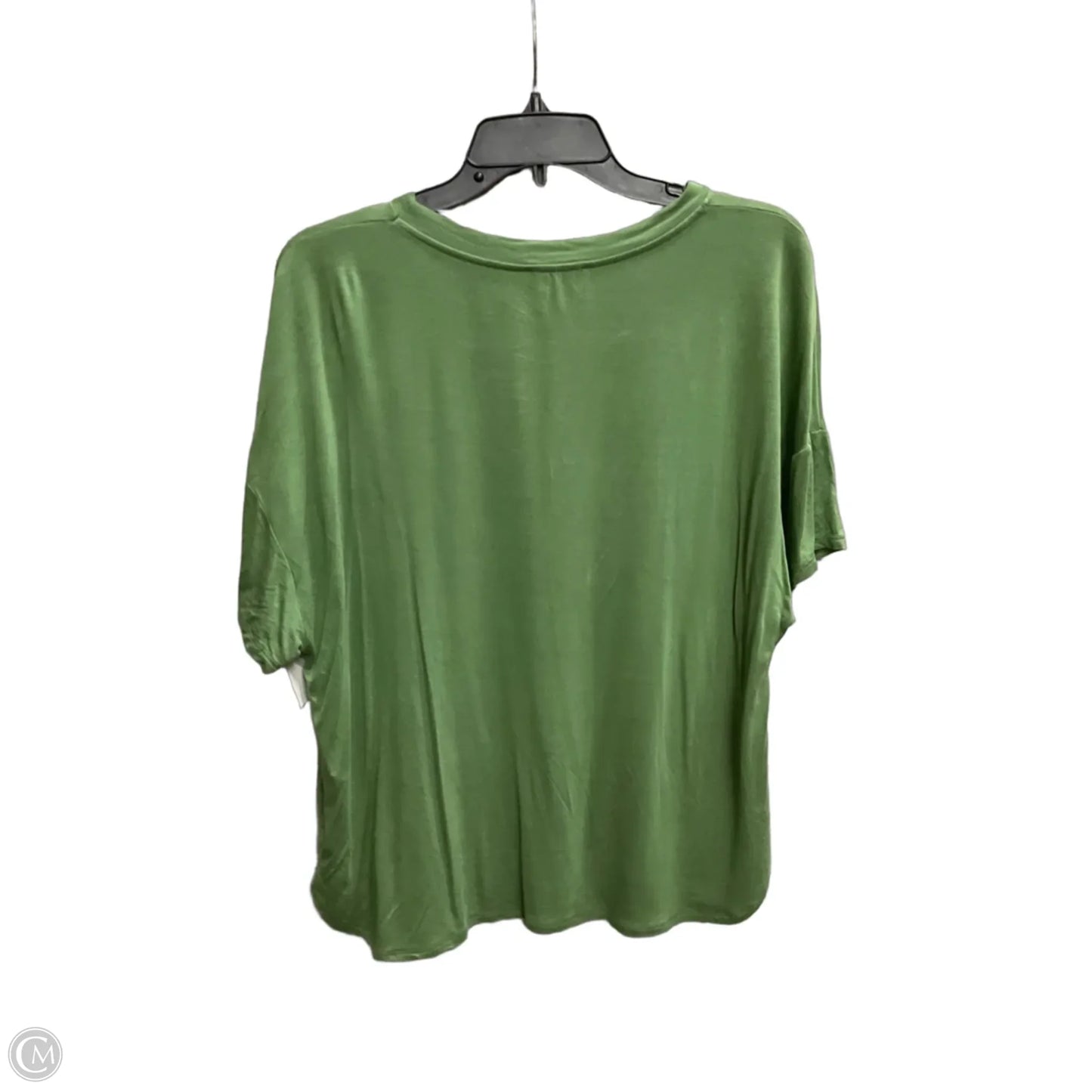 Top Short Sleeve By Benetton In Green, Size: M