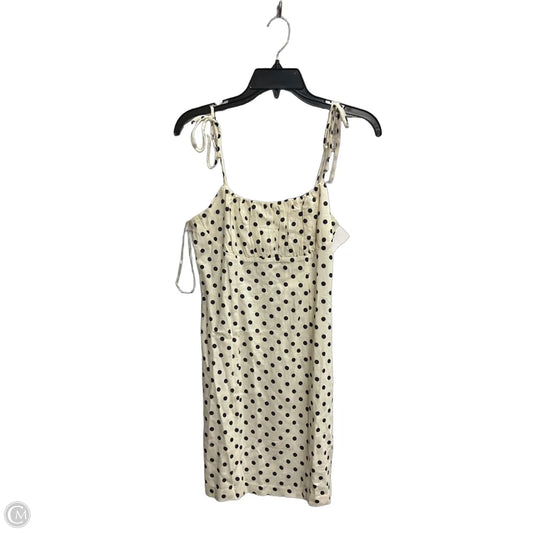 Dress Casual Short By Monteau In Polkadot Pattern, Size: M