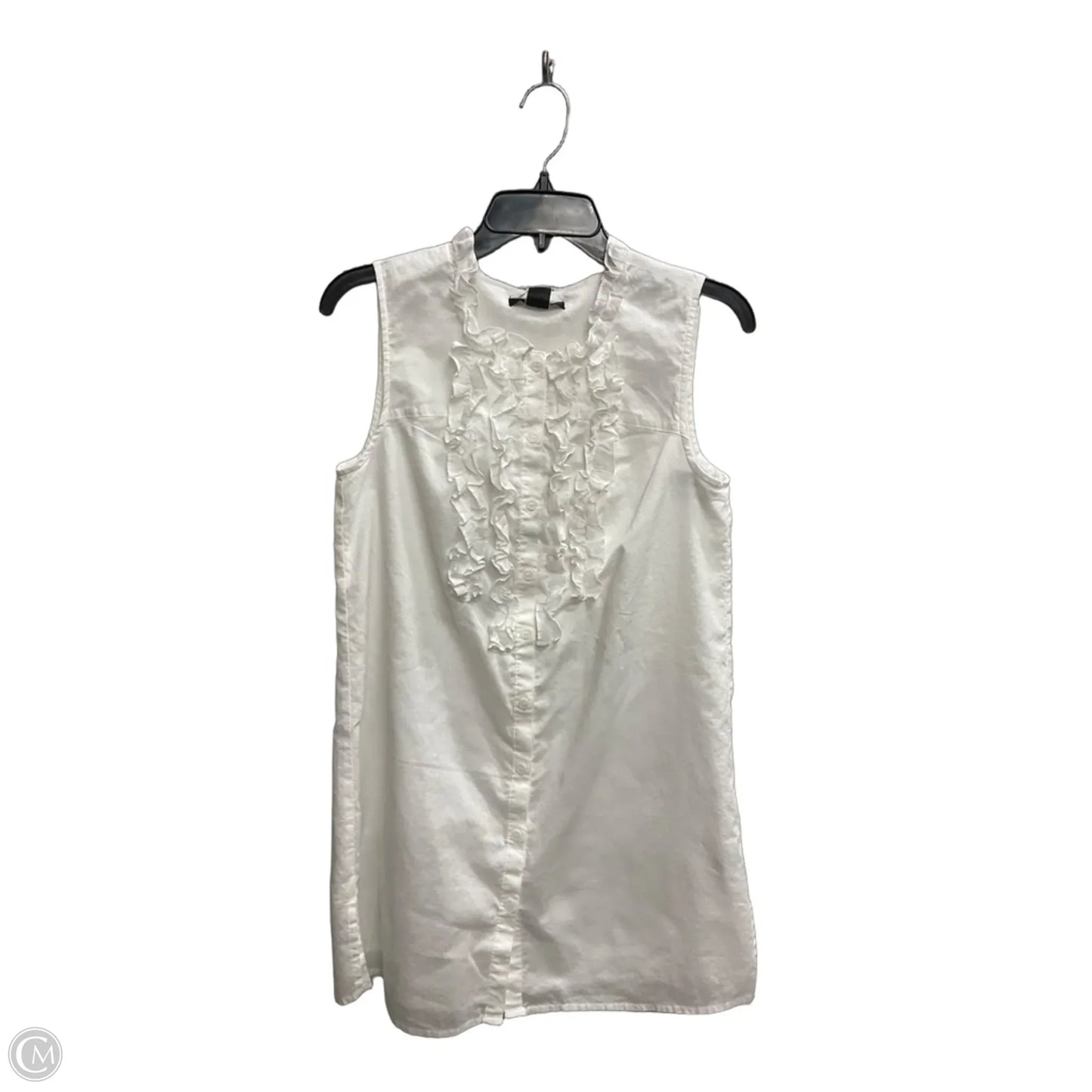 Top Sleeveless By Style And Company In White, Size: M