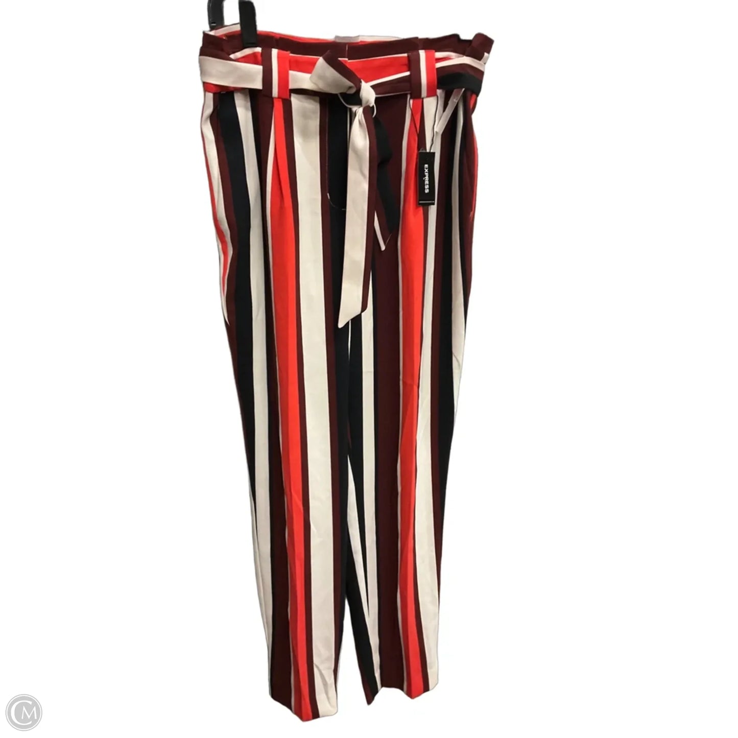 Pants Lounge By Express In Striped Pattern, Size: 8