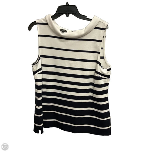 Top Sleeveless By Talbots In White, Size: Xl