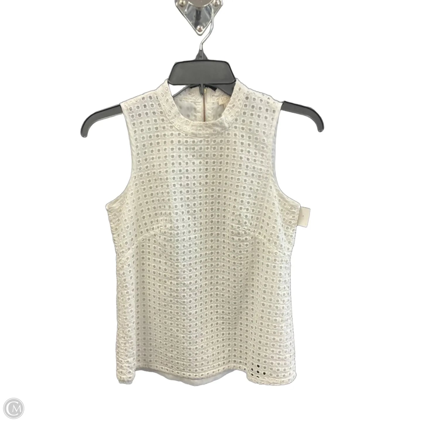 Top Sleeveless By J. Crew In White, Size: 0p